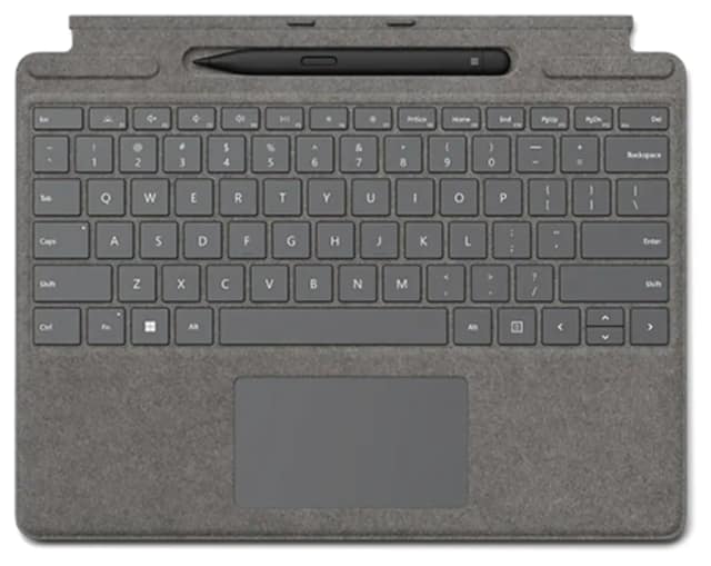 Клавиатура Microsoft Surface Pro Signature Keyboard Slim Pen 2 Platinum, Gray