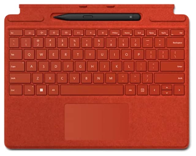 Клавиатура Microsoft Surface Pro Signature Keyboard Slim Pen 2 Poppy, Red