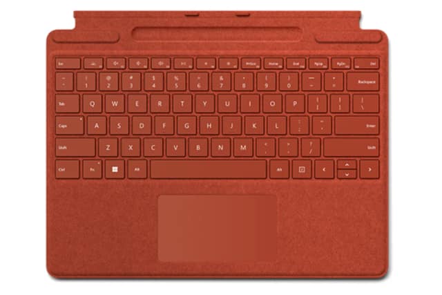 Клавиатура Microsoft Surface Pro Signature Keyboard Poppy, Red