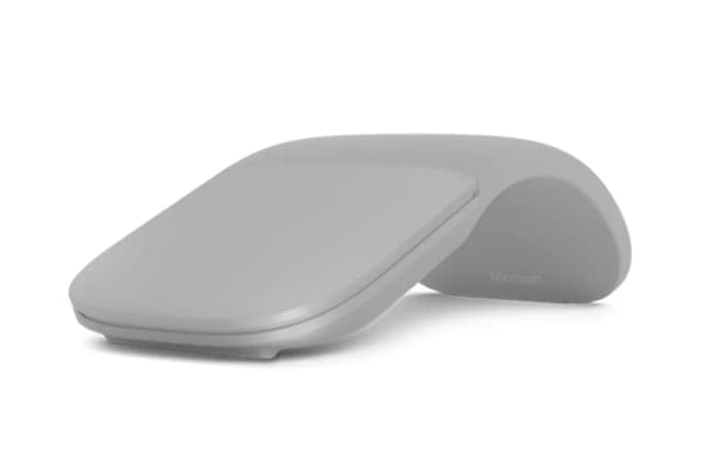 Мышь Microsoft Arc Mouse Light Gray, Silver