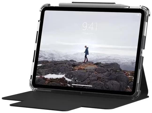 Чехол UAG Lucent для iPad Air 10.9 2020 2022 Ice, Black — фото 4