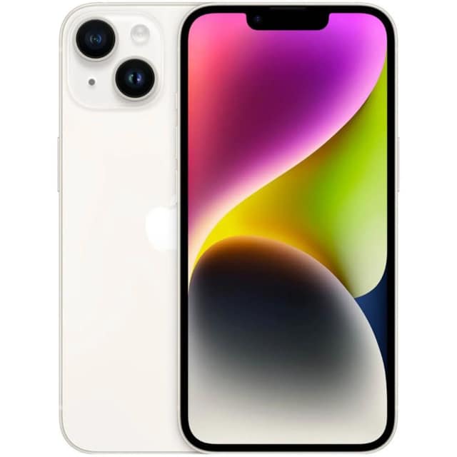 Смартфон Apple iPhone 14 Starlight, Белый