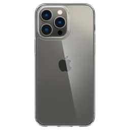 Чехол Spigen Air skin Hybrid для iPhone 14 Pro Crystal Clear, Прозрачный — фото 7