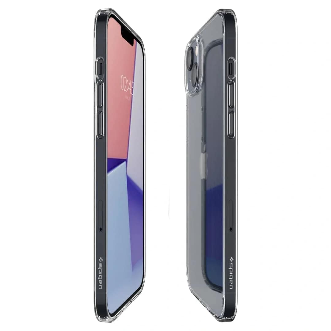 Чехол Spigen Air skin Hybrid для iPhone 14 Plus Crystal Clear, Прозрачный — фото 6