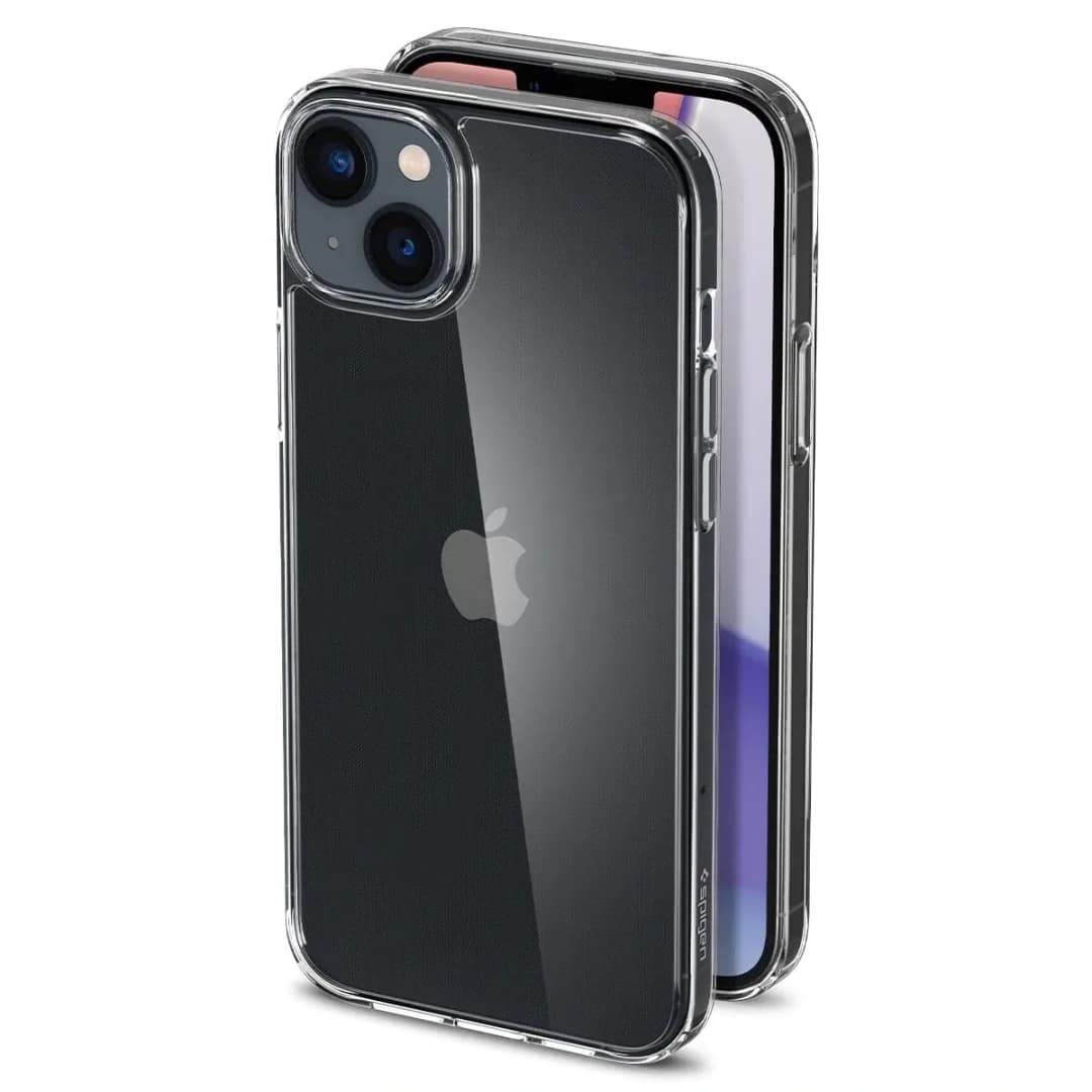 Чехол Spigen Air skin Hybrid для iPhone 14 Plus Crystal Clear, Прозрачный — фото 7