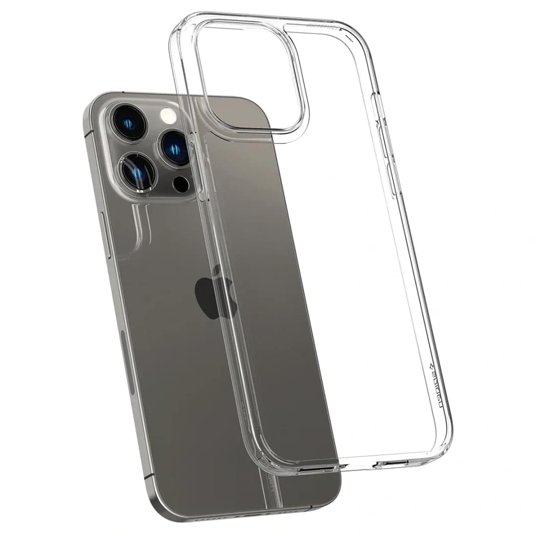 Чехол Spigen Air skin Hybrid для iPhone 14 Pro Max Crystal Clear, Прозрачный — фото 4
