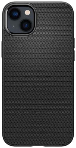 Чехол Spigen Liquid Air для iPhone 14 Matte, Black — фото 4
