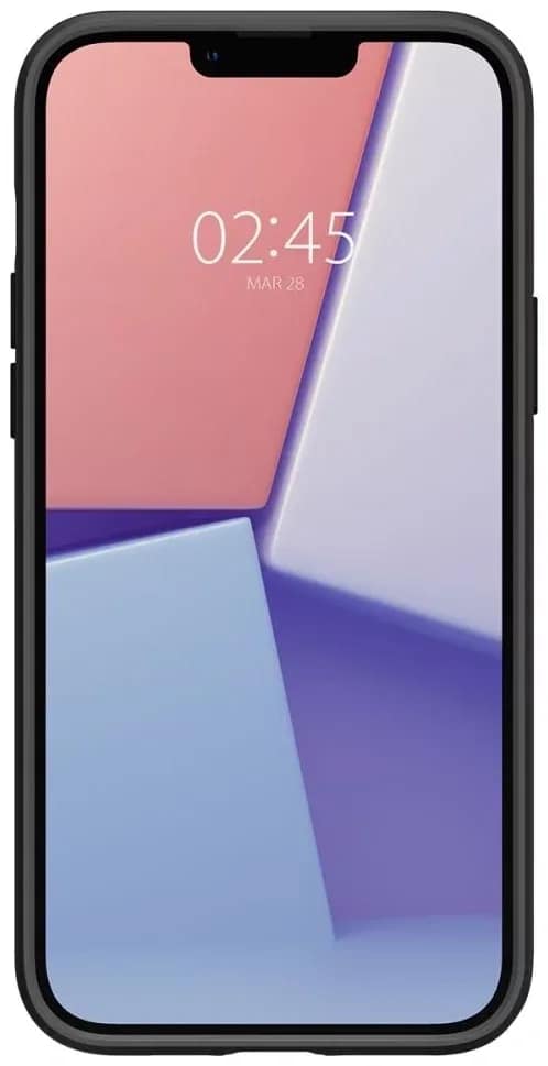 Чехол Spigen Liquid Air для iPhone 14 Matte, Black — фото 5