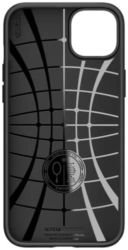 Чехол Spigen Liquid Air для iPhone 14 Matte, Black — фото 10