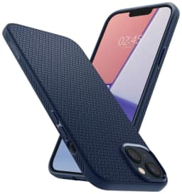 Чехол Spigen Liquid Air для iPhone 14 Navy Blue, Midnight Blue — фото 5