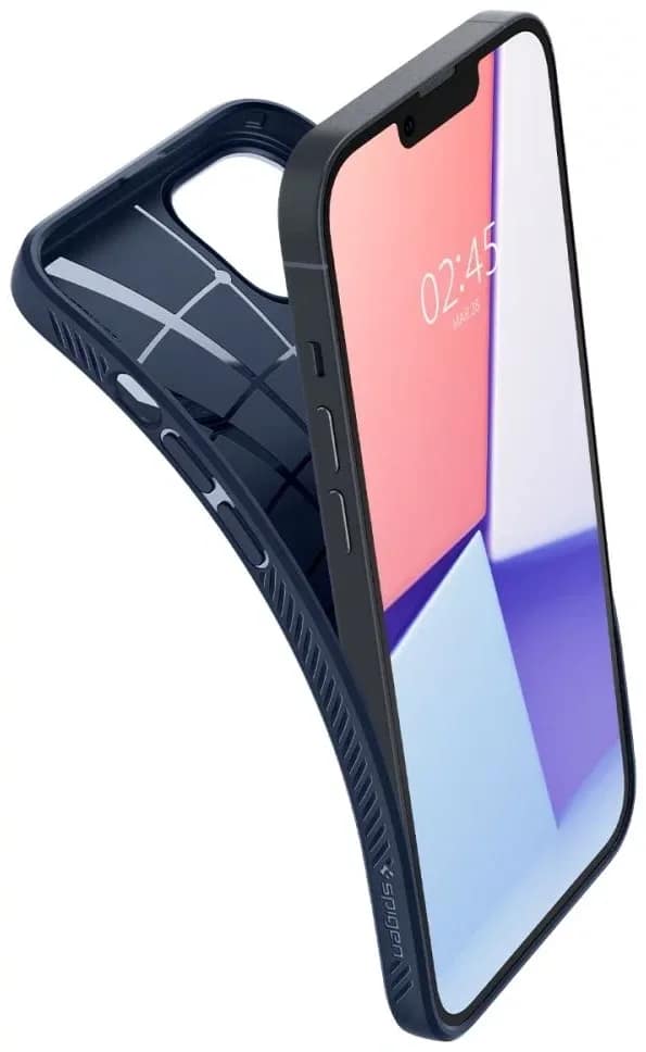 Чехол Spigen Liquid Air для iPhone 14 Navy Blue, Midnight Blue — фото 8