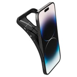 Чехол Spigen Liquid Air для iPhone 14 Pro Matte, Black — фото 11