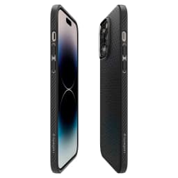Чехол Spigen Liquid Air для iPhone 14 Pro Matte, Black — фото 3
