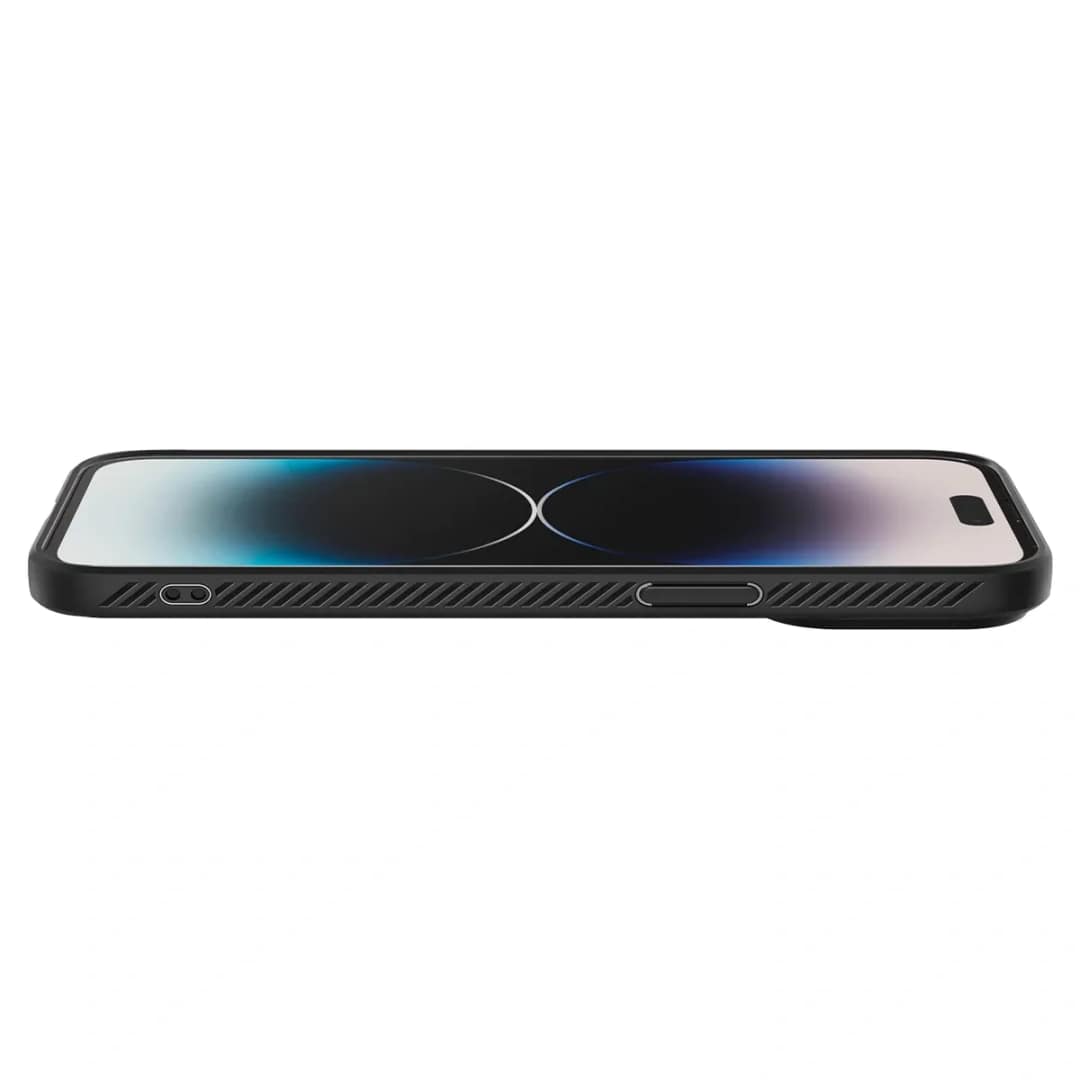 Чехол Spigen Liquid Air для iPhone 14 Pro Matte, Black — фото 5