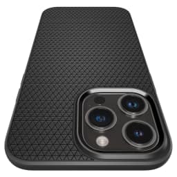 Чехол Spigen Liquid Air для iPhone 14 Pro Matte, Black — фото 9