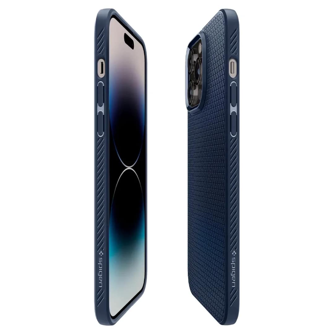 Чехол Spigen Liquid Air для iPhone 14 Pro Navy Blue, Midnight Blue — фото 3