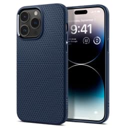 Чехол Spigen Liquid Air для iPhone 14 Pro Navy Blue, Midnight Blue — фото 5