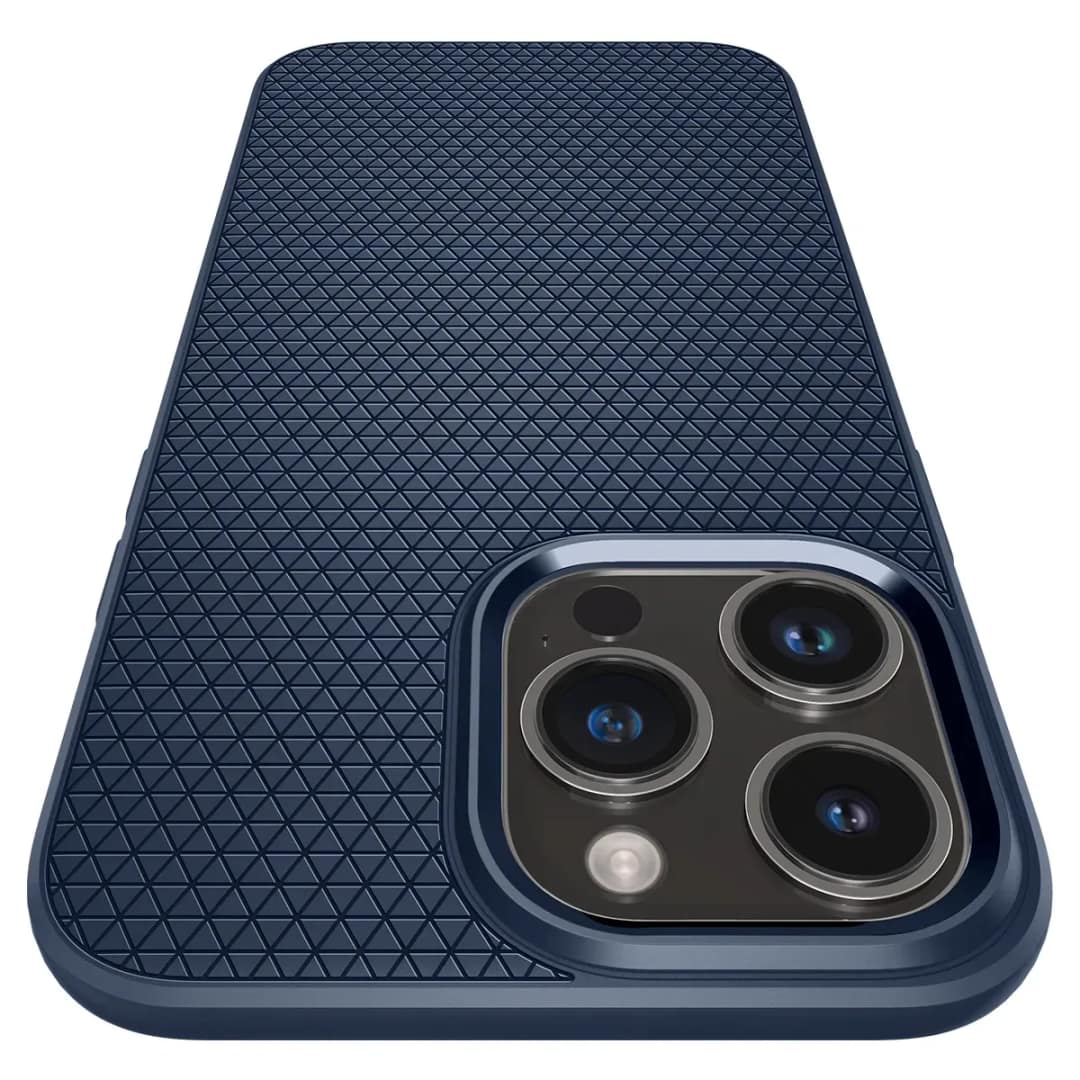 Чехол Spigen Liquid Air для iPhone 14 Pro Navy Blue, Midnight Blue — фото 6
