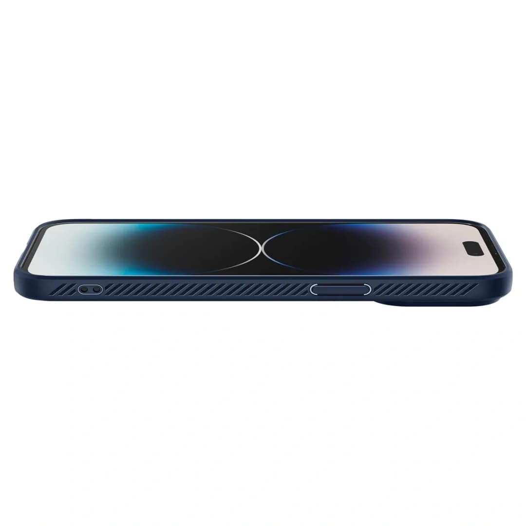 Чехол Spigen Liquid Air для iPhone 14 Pro Navy Blue, Midnight Blue — фото 7