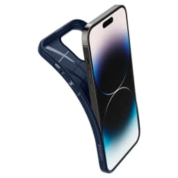 Чехол Spigen Liquid Air для iPhone 14 Pro Navy Blue, Midnight Blue — фото 9