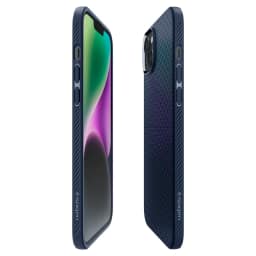 Чехол Spigen Liquid Air для iPhone 14 Plus Navy Blue, Midnight Blue — фото 8