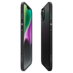 Чехол Spigen Liquid Air для iPhone 14 Plus Matte, Black — фото 3