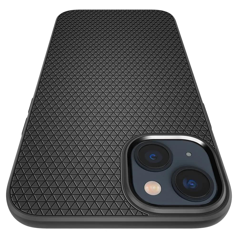 Чехол Spigen Liquid Air для iPhone 14 Plus Matte, Black — фото 4