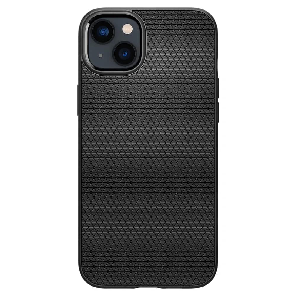 Чехол Spigen Liquid Air для iPhone 14 Plus Matte, Black — фото 5