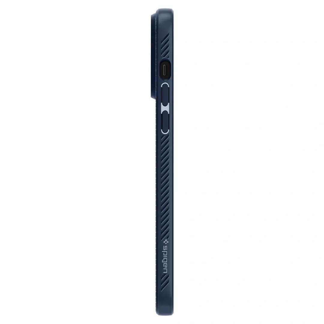 Чехол Spigen Liquid Air для iPhone 14 Pro Max Navy Blue, Midnight Blue — фото 5