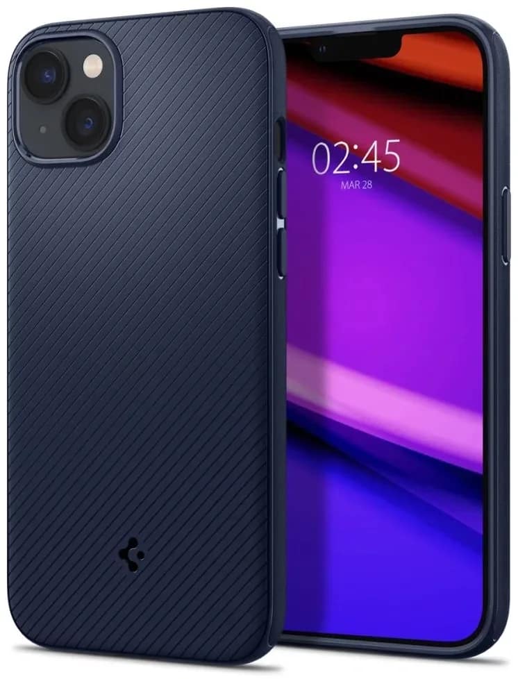 Чехол Spigen Mag Armor для iPhone 14 Navy Blue, Midnight Blue — фото 2