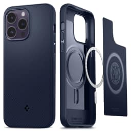 Чехол Spigen Mag Armor для iPhone 14 Pro Navy Blue, Midnight Blue — фото 10