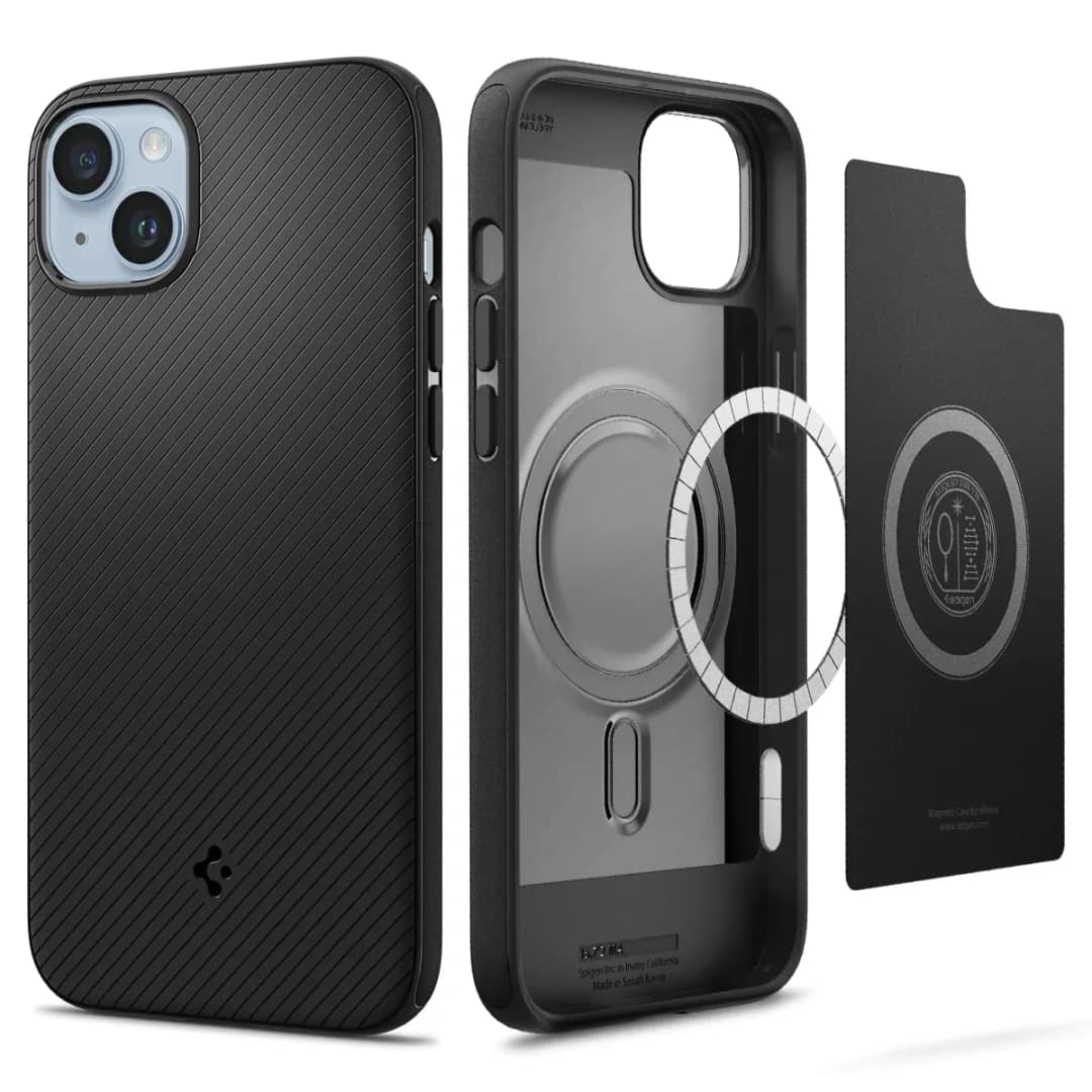Чехол Spigen Mag Armor MagFit для iPhone 14 Plus Matte, Black — фото 9