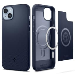 Чехол Spigen Mag Armor MagFit для iPhone 14 Plus Navy Blue, Midnight Blue — фото 9
