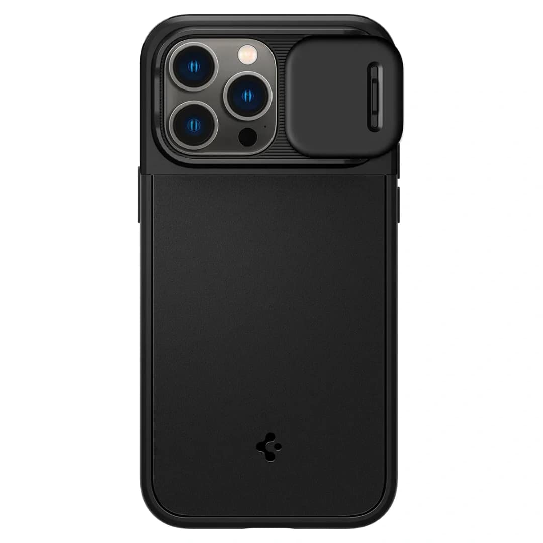 Чехол Spigen Optik Armor MagFit для iPhone 14 Pro Max, Black — фото 13