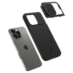 Чехол Spigen Optik Armor MagFit для iPhone 14 Pro Max, Black — фото 15