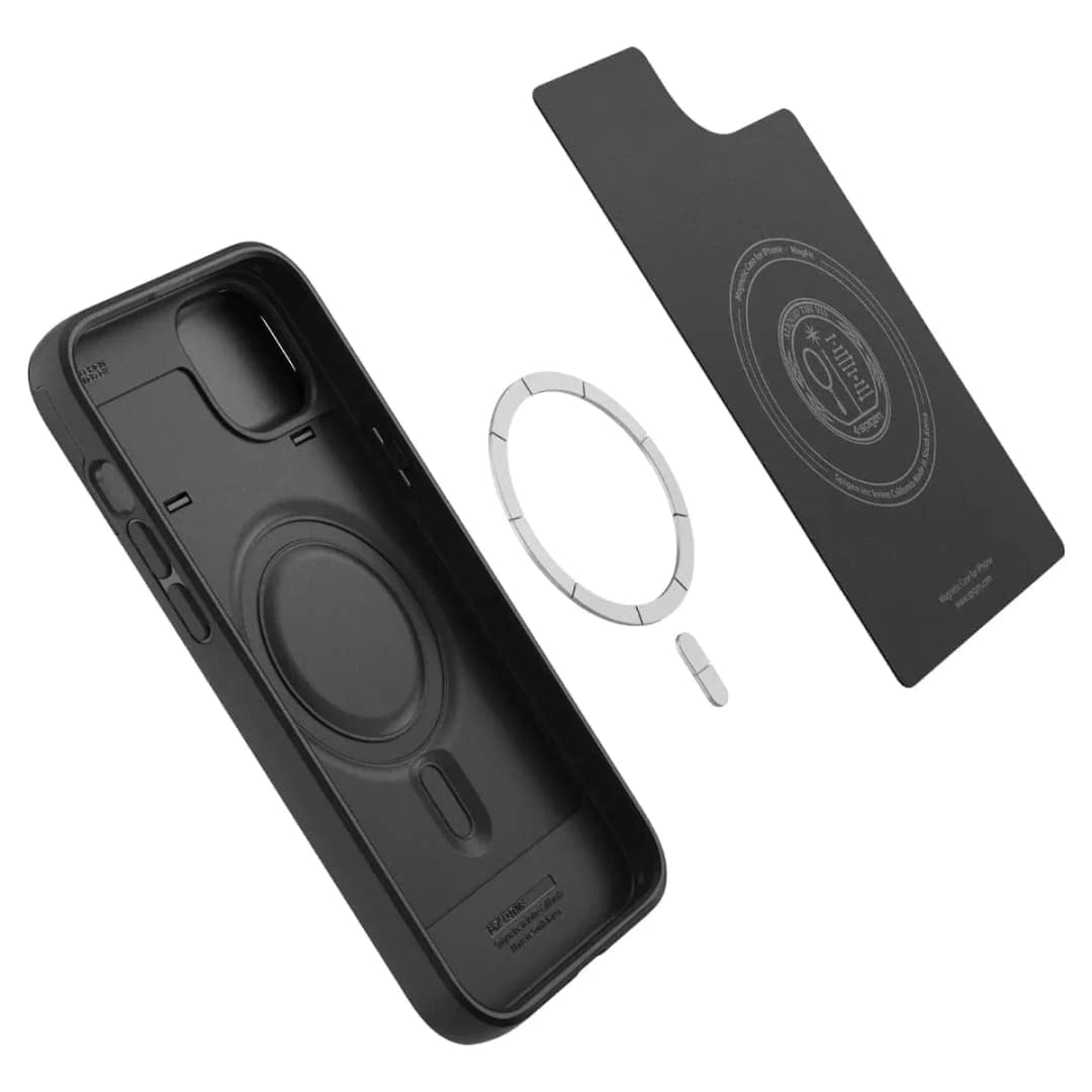Чехол Spigen Optik Armor для iPhone 14, Black — фото 17