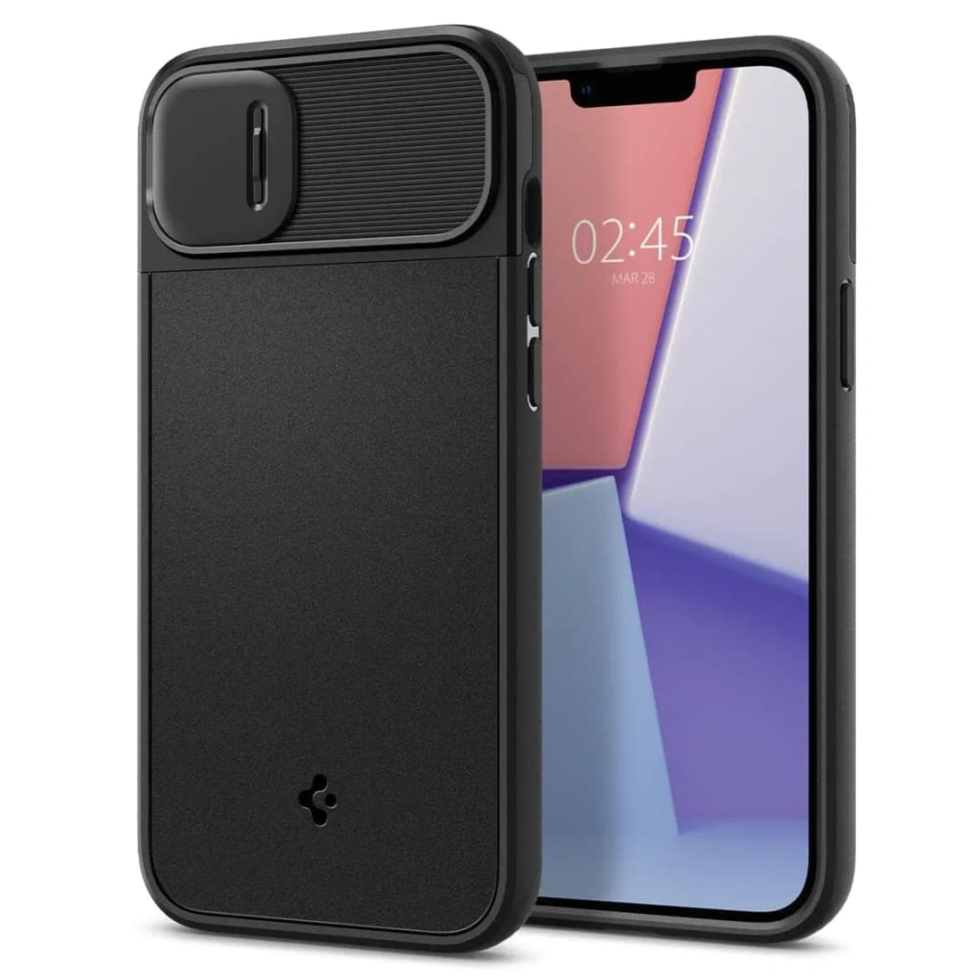 Чехол Spigen Optik Armor для iPhone 14, Black — фото 10