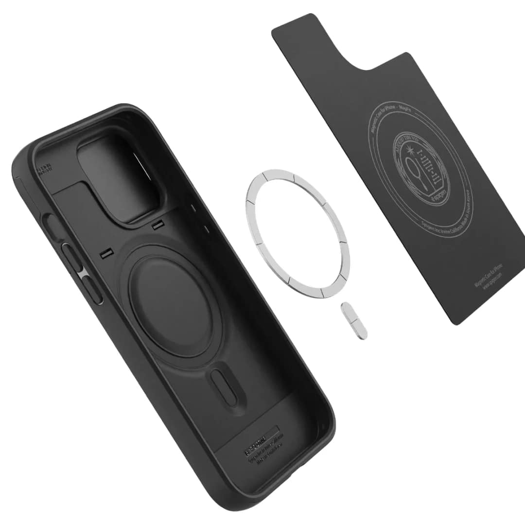 Чехол Spigen Optik Armor MagFit для iPhone 14 Pro, Black — фото 10