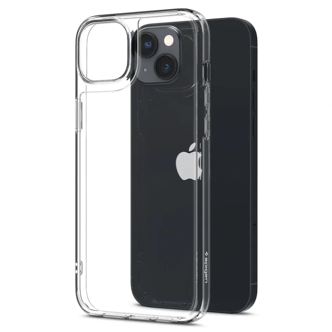 Чехол Spigen Quartz Hybrid для iPhone 14 Crystal Clear, Прозрачный — фото 3