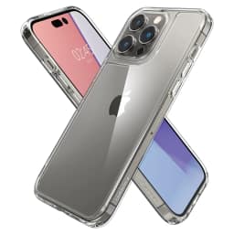 Чехол Spigen Quartz Hybrid для iPhone 14 Pro Max Crystal Clear, Прозрачный — фото 3