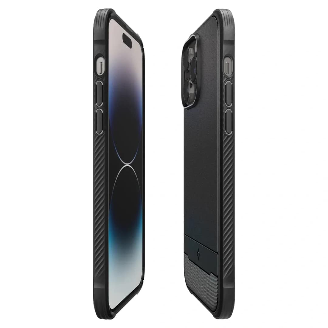 Чехол Spigen Rugged Armor MagFit для iPhone 14 Pro Max, Black — фото 4
