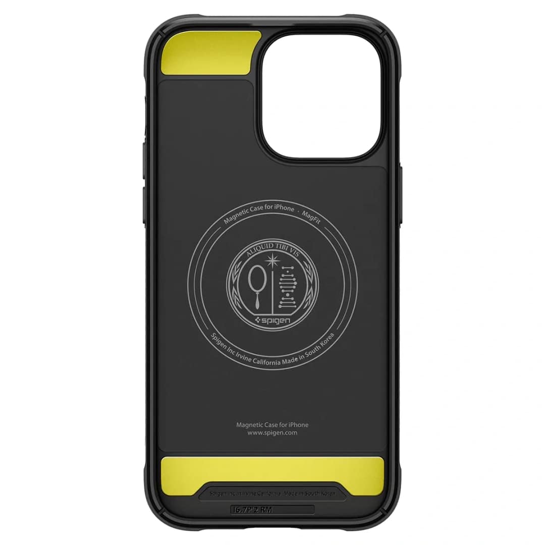 Чехол Spigen Rugged Armor MagFit для iPhone 14 Pro Max, Black — фото 9