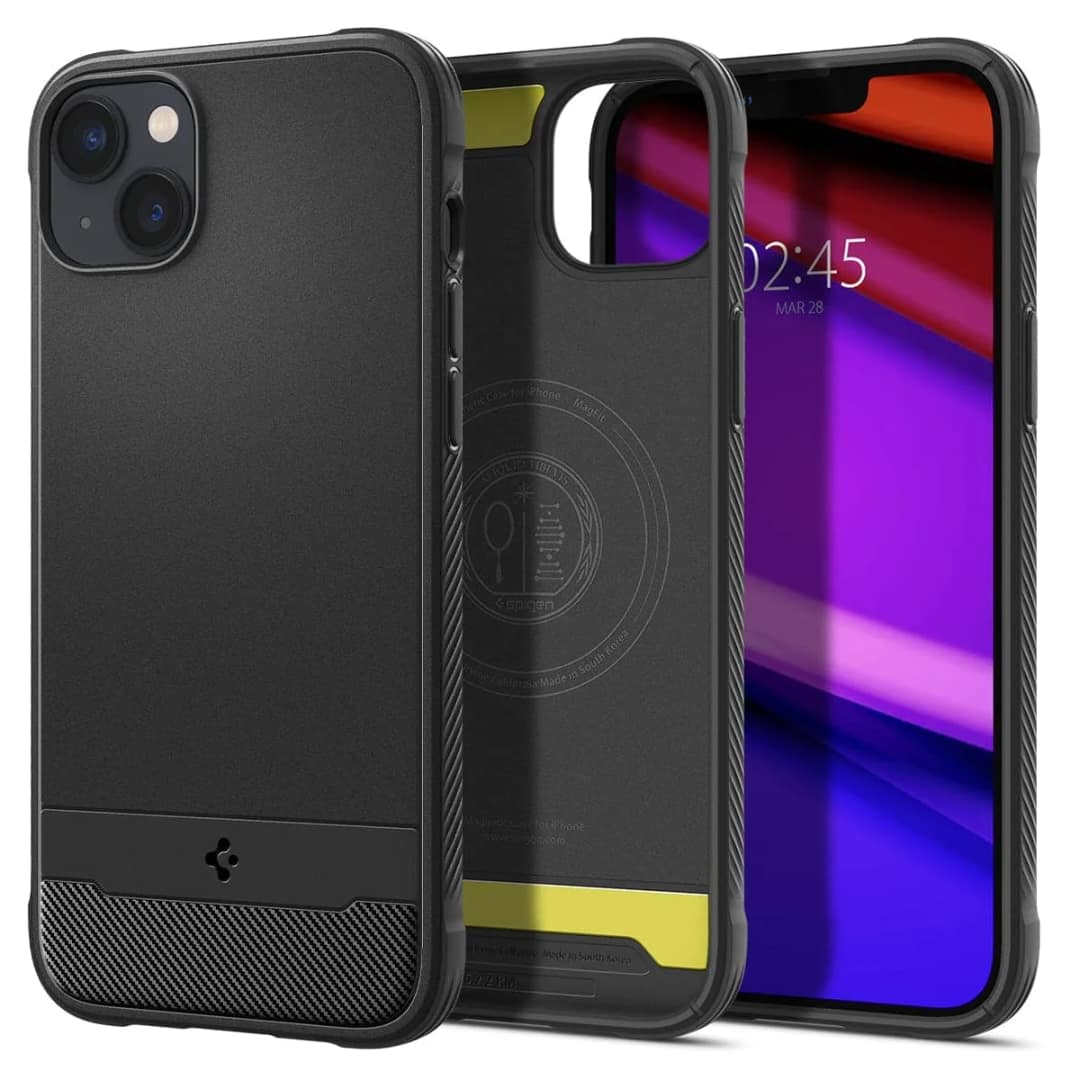 Чехол Spigen Rugged Armor для iPhone 14, Black — фото 7