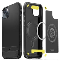 Чехол Spigen Rugged Armor для iPhone 14, Black — фото 8
