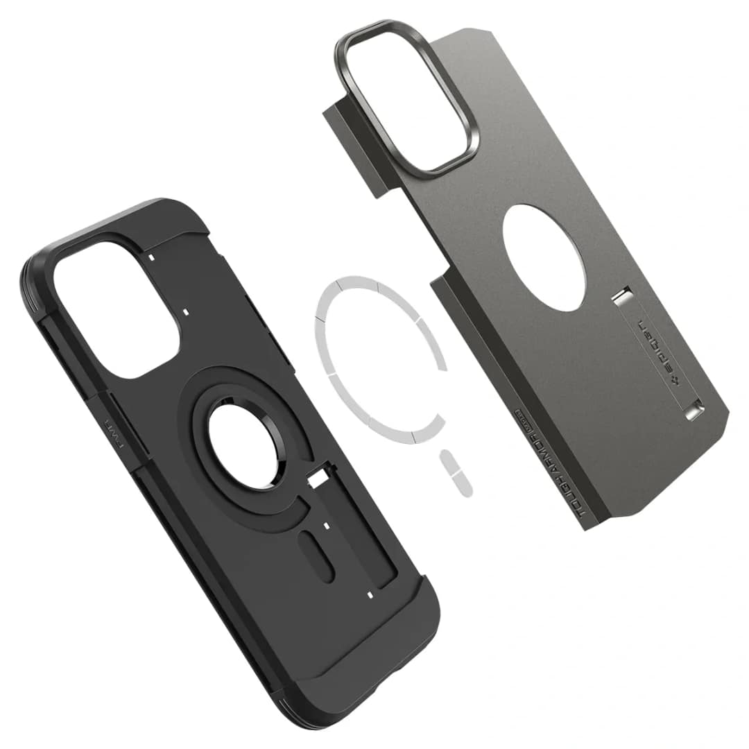 Чехол Spigen Tough Armor MagFit для iPhone 14 Pro Gunmetal, Graphite — фото 11