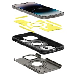 Чехол Spigen Tough Armor MagFit для iPhone 14 Pro Gunmetal, Graphite — фото 13