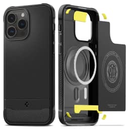 Чехол Spigen Rugged Armor MagFit для iPhone 14 Pro Matte, Black — фото 10