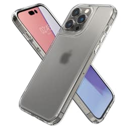Чехол Spigen Quartz Hybrid для iPhone 14 Pro Max Matte Clear, Прозрачный — фото 7