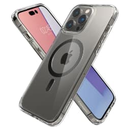 Чехол Spigen Ultra Hybrid MagFit для iPhone 14 Pro Max Carbon Fiber, Black — фото 3