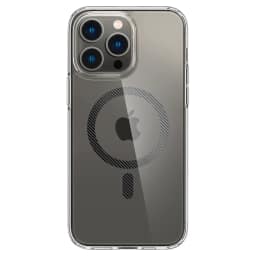 Чехол Spigen Ultra Hybrid MagFit для iPhone 14 Pro Max Carbon Fiber, Black — фото 7